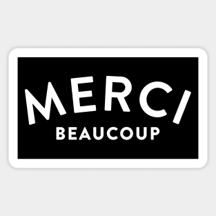 Merci Beaucoup French Quote Sticker